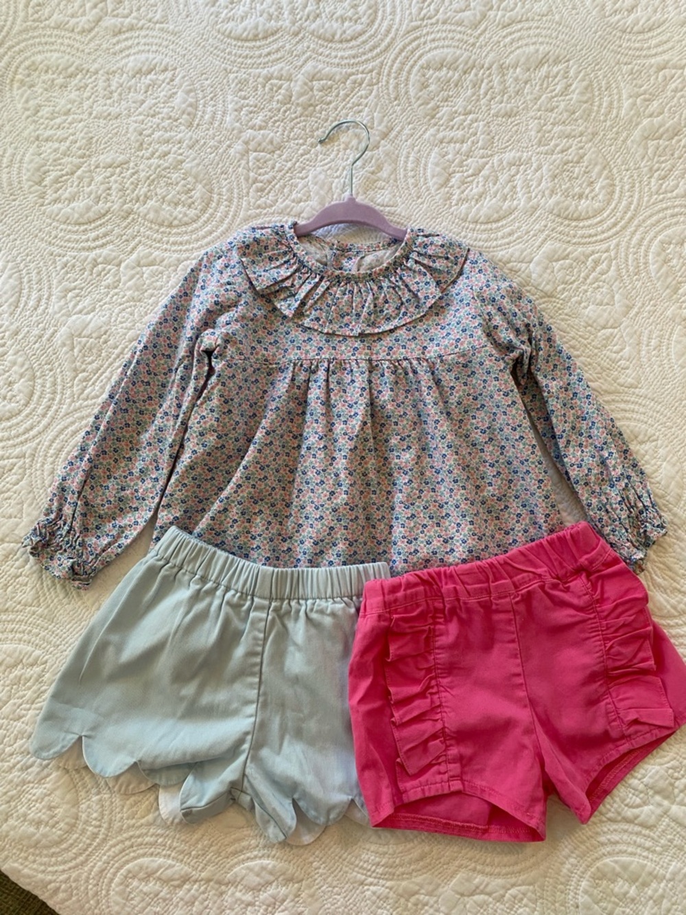 Light Blue Shorts (Top and pink shorts sold separately)